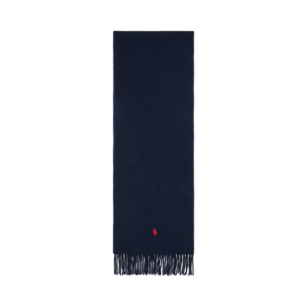 Fringe-Trim Wool Scarf