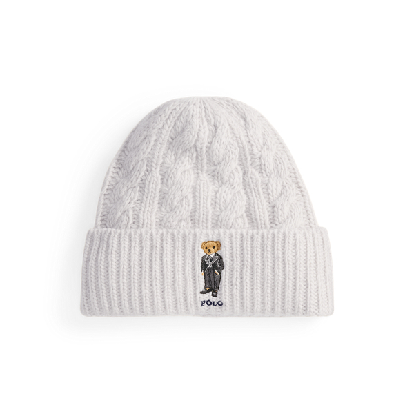 Polo Bear Cable Wool-Blend Beanie