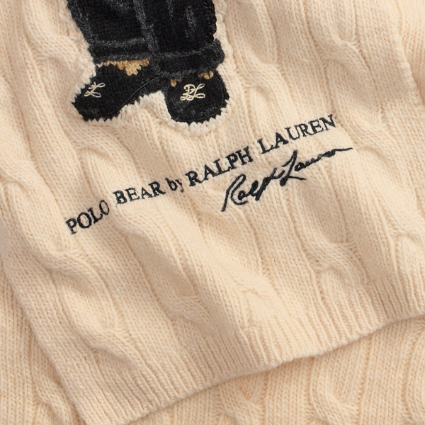 Polo Bear Wool-Blend Scarf