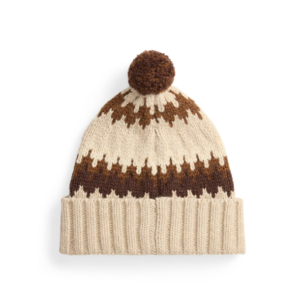 Polo Bear Wool-Blend Pom Beanie