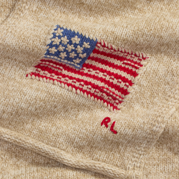 Flag Wool-Blend Scarf