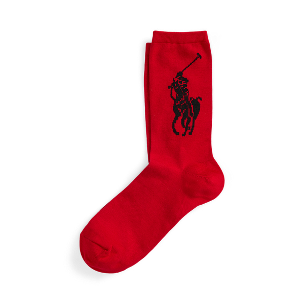 Red Big Pony Crew Socks Polo Ralph Lauren 1