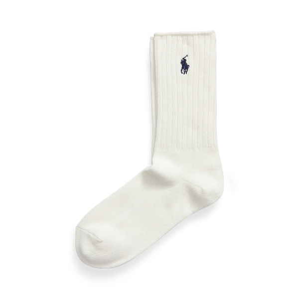 Rib-knit Crew Socks