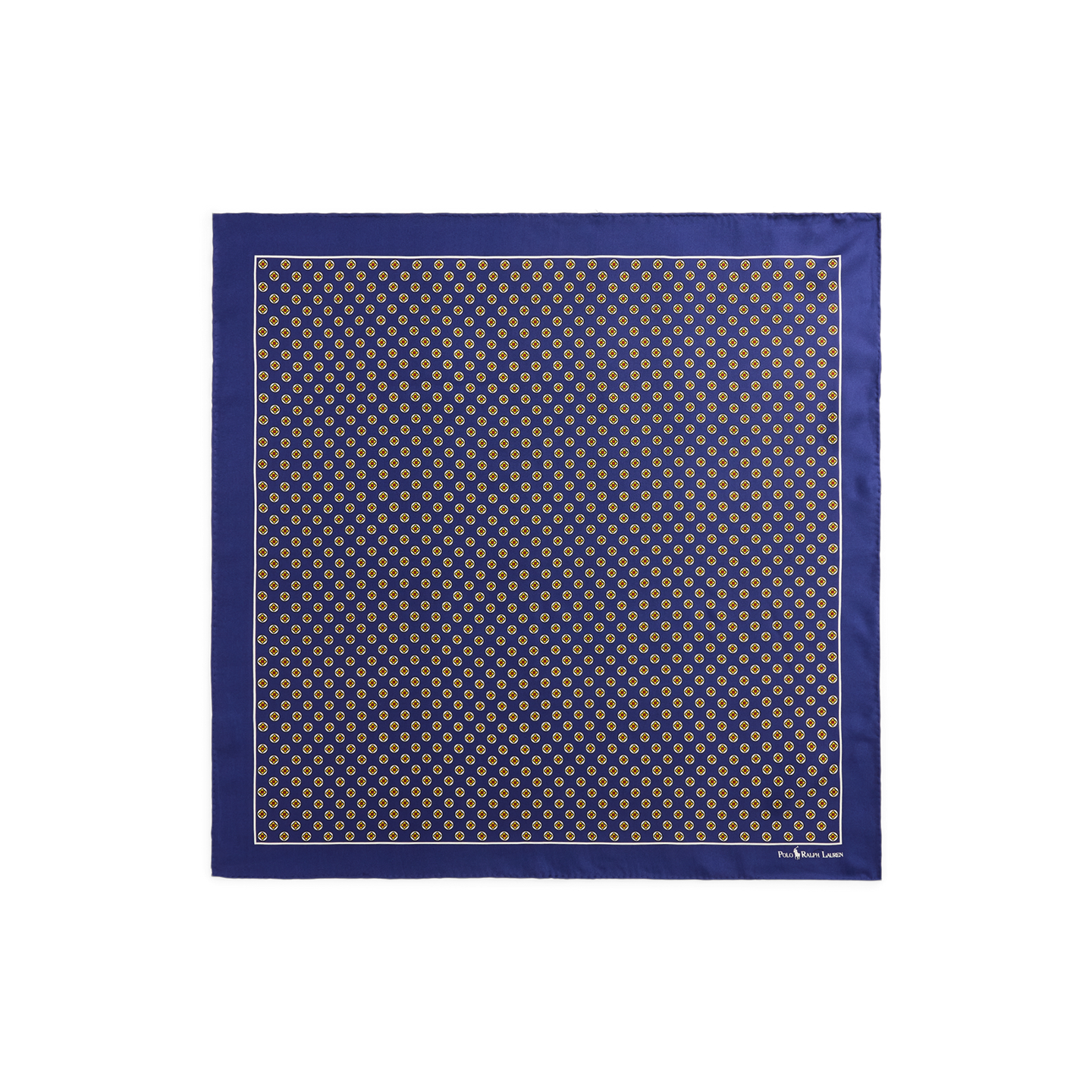 Женский шарф Ralph Lauren Foulard Silk Square, цвет: Яркий тёмно-синий — фото 1