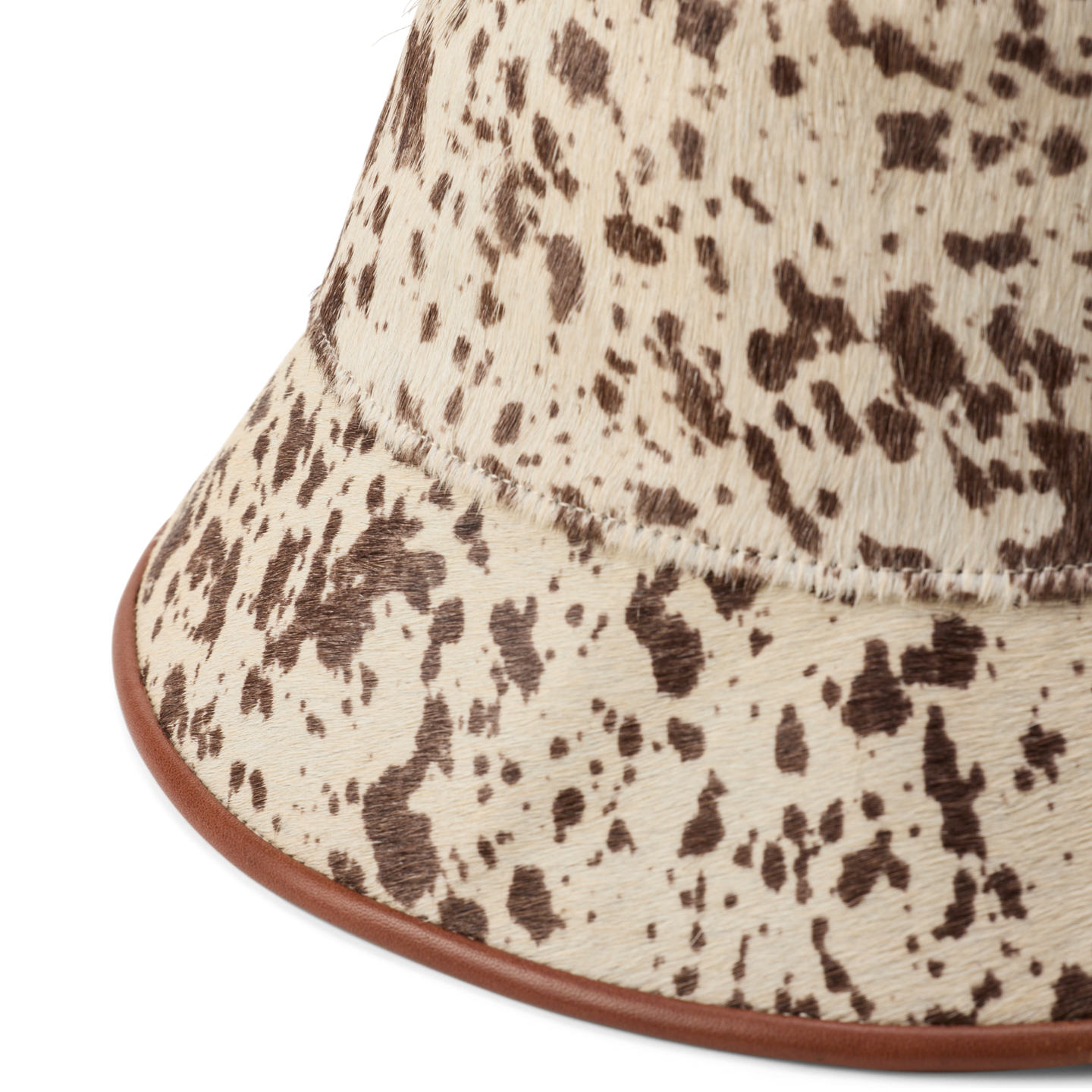 Женская панама Ralph Lauren Haircalf Bucket Hat, цвет: Коричневый — фото 3