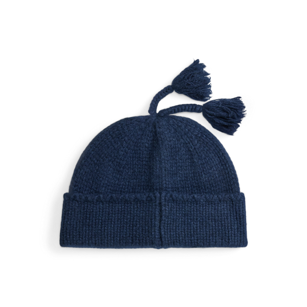 Logo Tassel Wool Beanie
