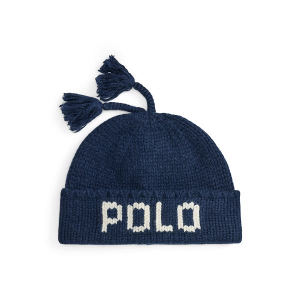 Logo Tassel Wool Beanie