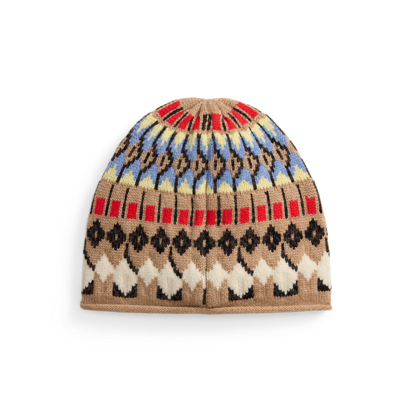 Fair Isle Wool-Blend Beanie