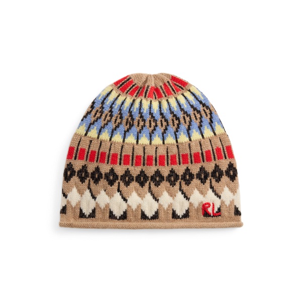 Fair Isle Wool-Blend Beanie