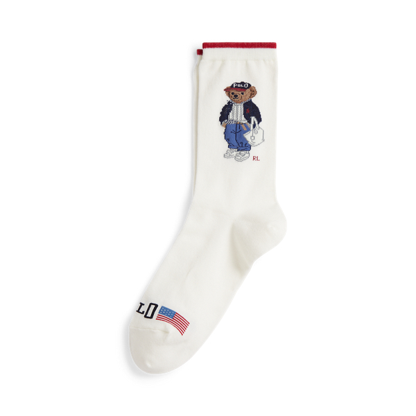 White Polo Bear Crew Socks Polo Ralph Lauren 1