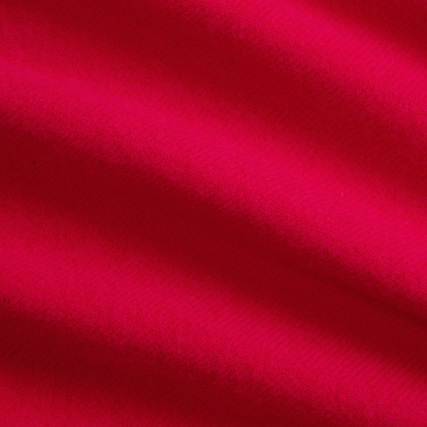 Red Wool Fringe Wrap Scarf Polo Ralph Lauren 4