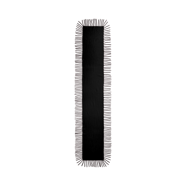 Wool Fringe Wrap Scarf