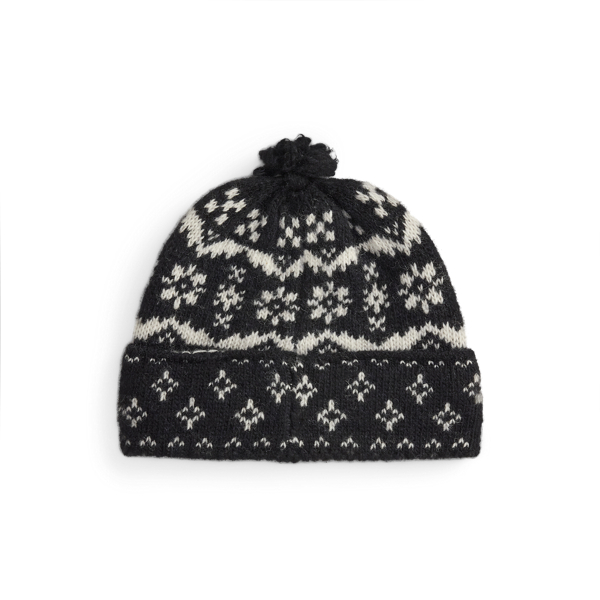Wool Logo Pom-Pom Beanie
