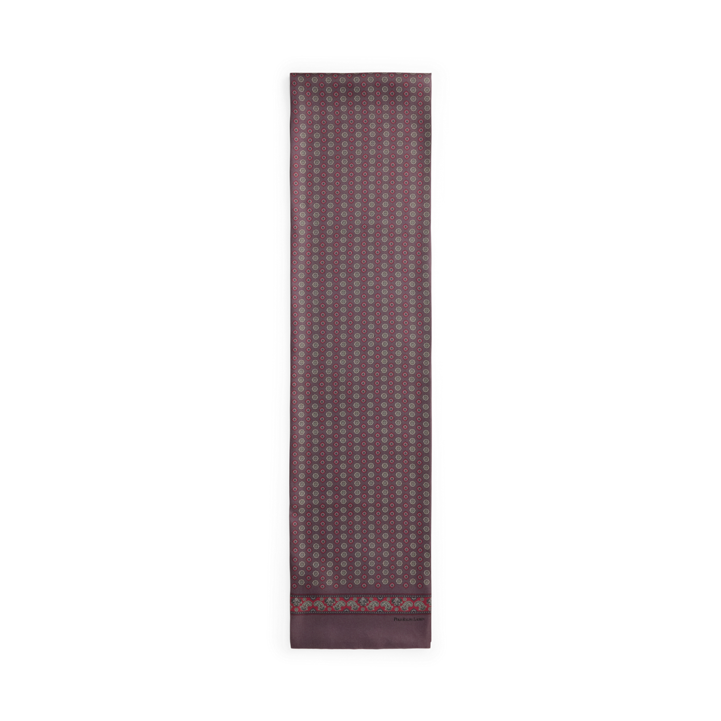 Женский шарф Ralph Lauren Foulard Silk, цвет: Фиолетовый — фото 1