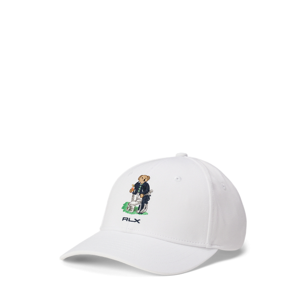 White Polo Bear Ball Cap RLX 1