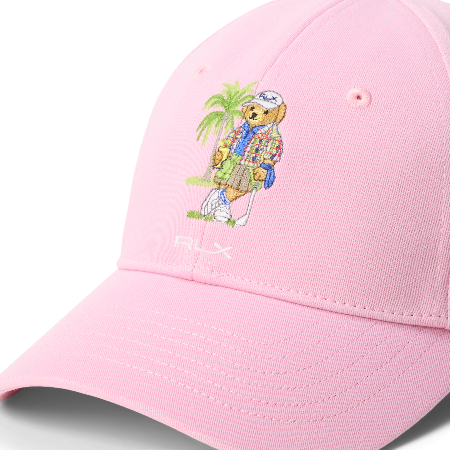 Женская кепка Ralph Lauren Polo Bear Ball, цвет: Светлый розовый — фото 2