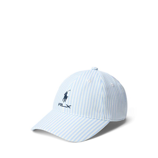 ロゴ シアサッカー ボール キャップ | ラルフ ローレン公式オンライン