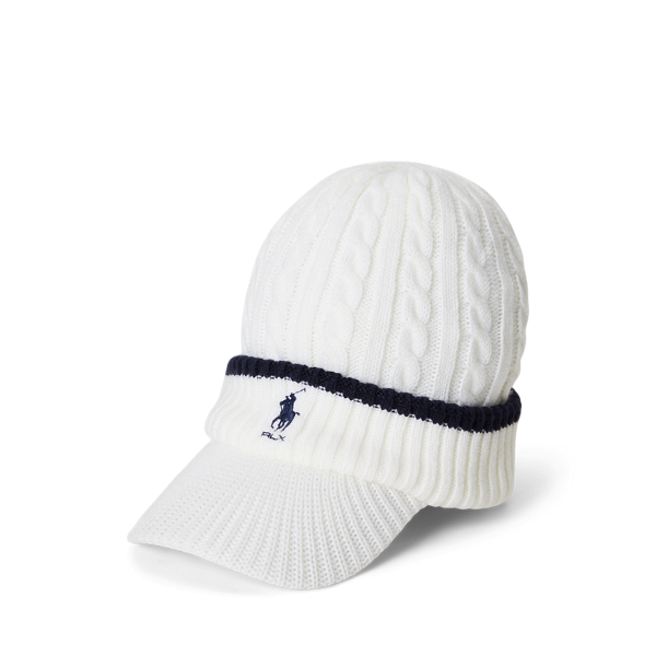 ロゴ ケーブルニット キャップ | ラルフ ローレン公式オンラインストア