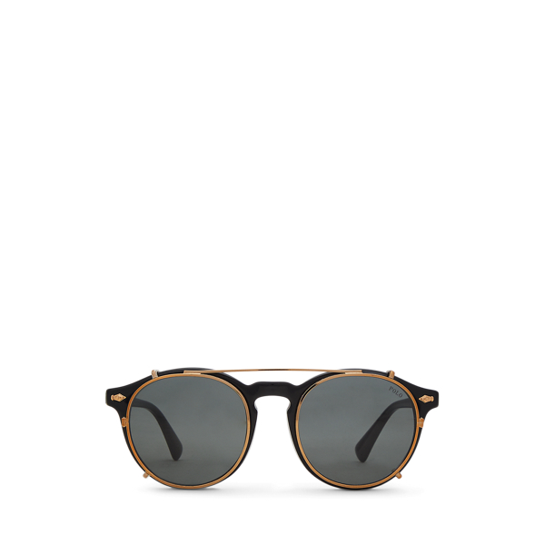Ralph lauren clip on sunglasses hotsell