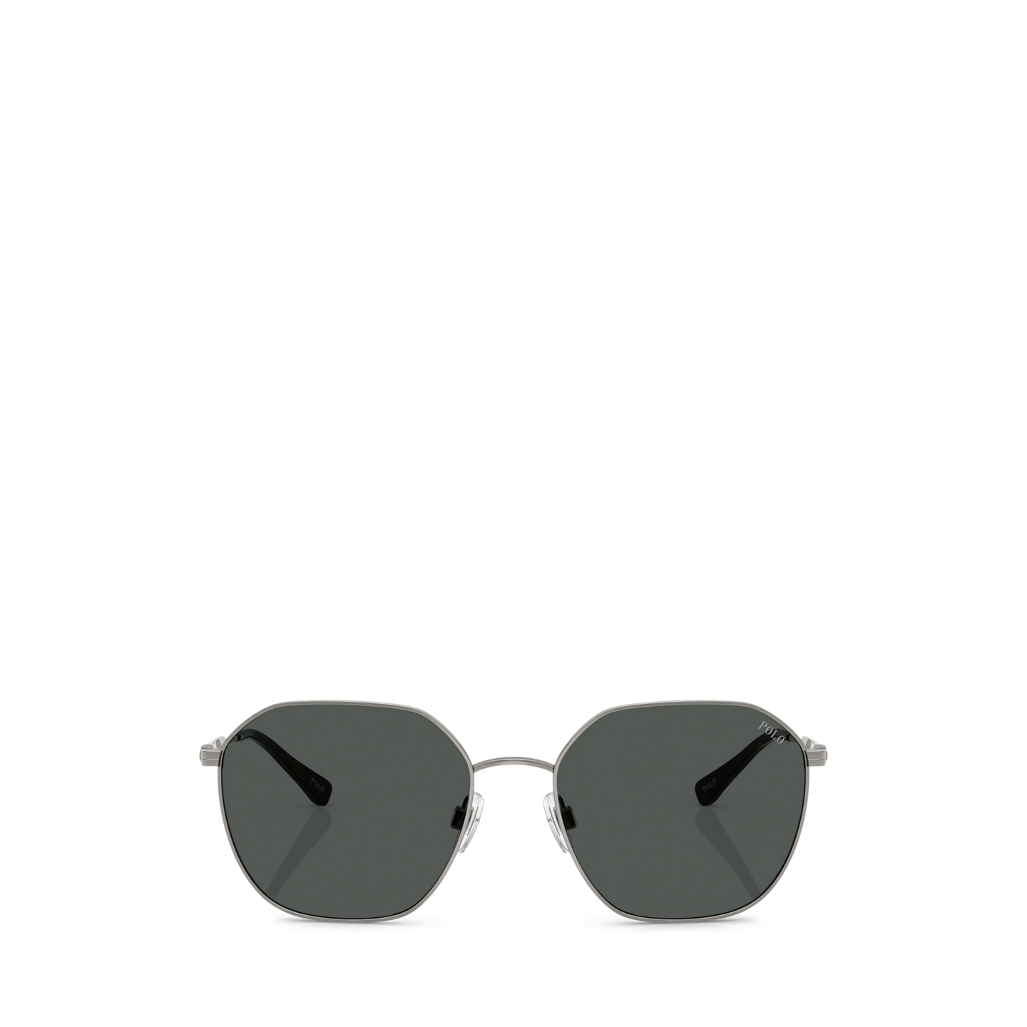 Мужские солнцезащитные очки Ralph Lauren Heritage Pen-Hinge Metal Sunglasses, цвет: Металлический — фото 1