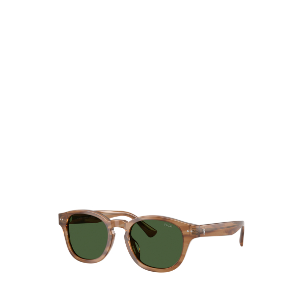 Gafas de sol redondas con rayas y remo