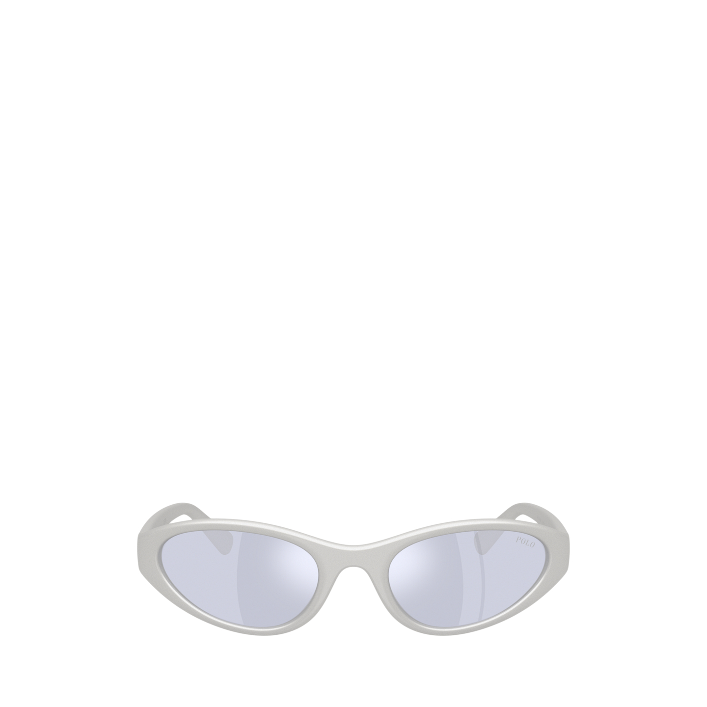 Мужские солнцезащитные очки Ralph Lauren Polo Pony Cat-Eye Sunglasses, цвет: Серебряный — фото 1