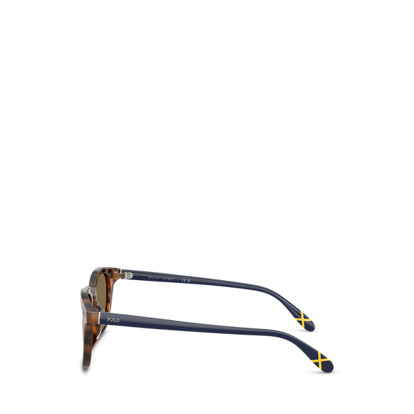 Heritage Rowing-Stripe Round Sunglasses