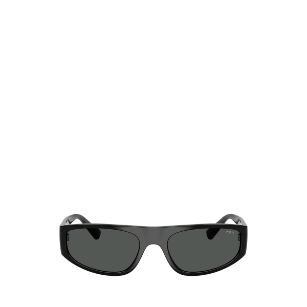 Shiny Black Polo Pony Pilot Sunglasses Polo Ralph Lauren 2