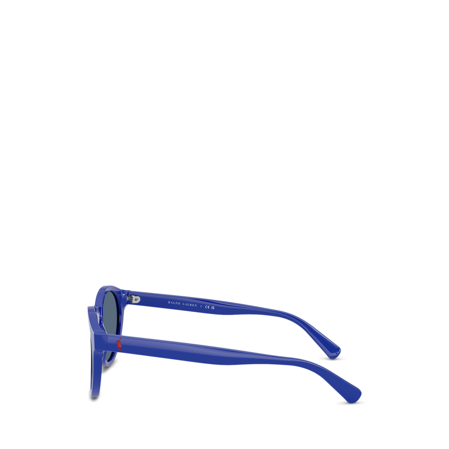 Мужские солнцезащитные очки Ralph Lauren Color Shop Round Sunglasses, цвет: Блестящий королевский синий — фото 2