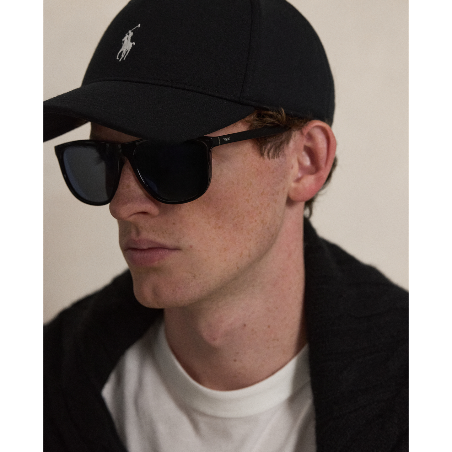 Мужские солнцезащитные очки Ralph Lauren Performance Play Mirrored Sunglasses, цвет: Чёрный — фото 3