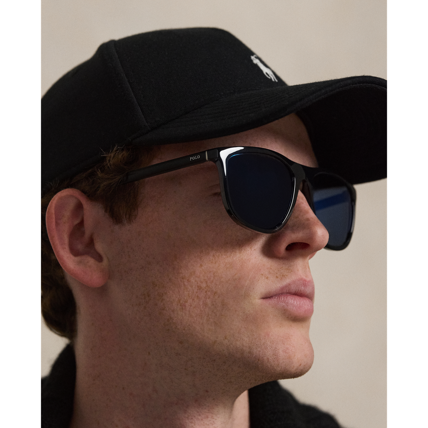 Мужские солнцезащитные очки Ralph Lauren Performance Play Mirrored Sunglasses, цвет: Чёрный — фото 4