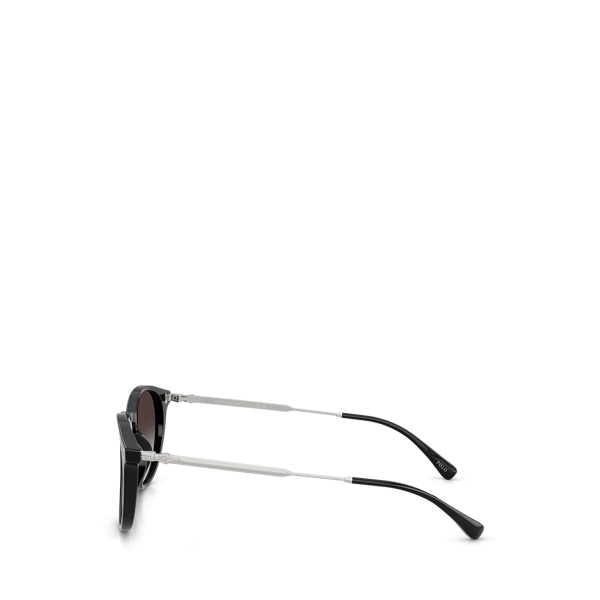 Pen-Temple Round Sunglasses