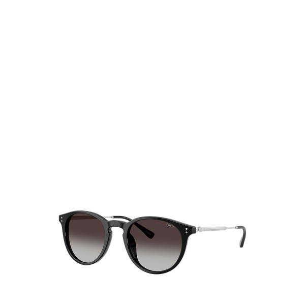 Pen-Temple Round Sunglasses
