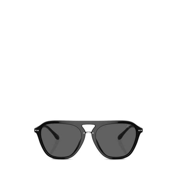 Black Automotive Square Sunglasses Ralph Lauren 2