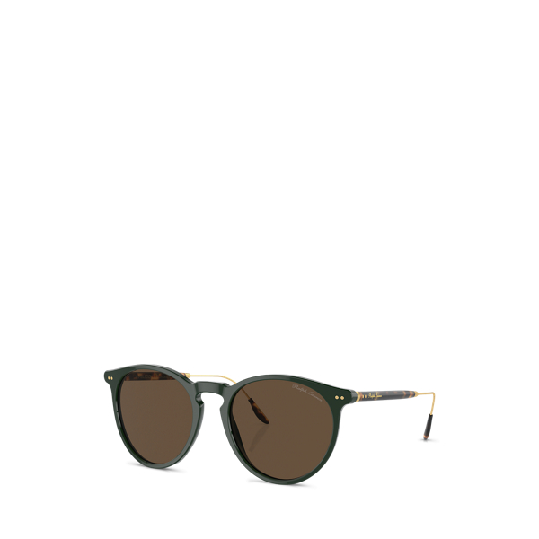 Opal Green Wimbledon Round Sunglasses Ralph Lauren 1