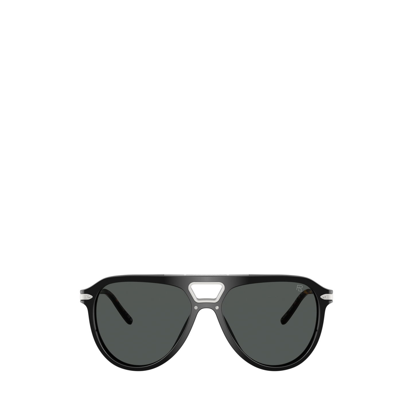Мужские солнцезащитные очки Ralph Lauren Automotive Pilot Sunglasses, цвет: Чёрный — фото 1