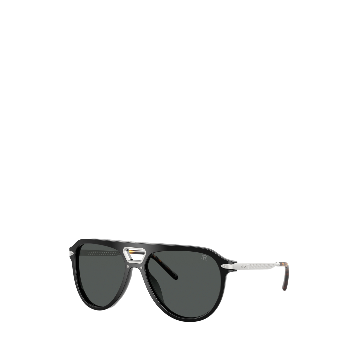 Мужские солнцезащитные очки Ralph Lauren Automotive Pilot Sunglasses, цвет: Чёрный — фото 2