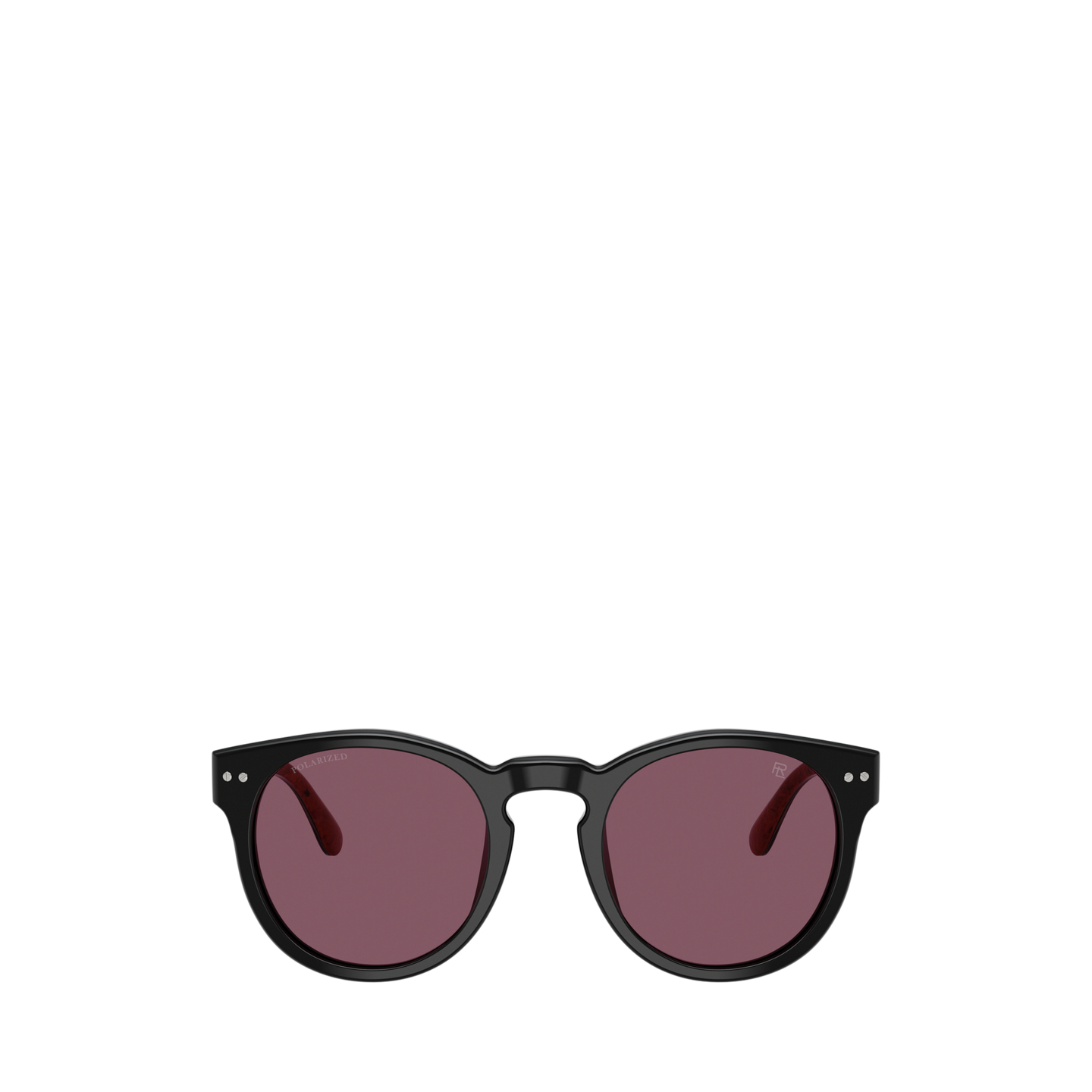 Мужские солнцезащитные очки Ralph Lauren Automotive Round Sunglasses, цвет: Чёрный — фото 1