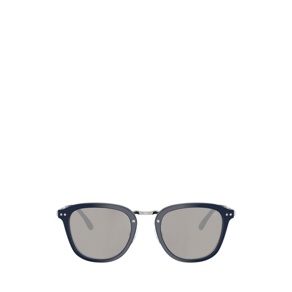 Automotive Metal-Temple Round Sunglasses