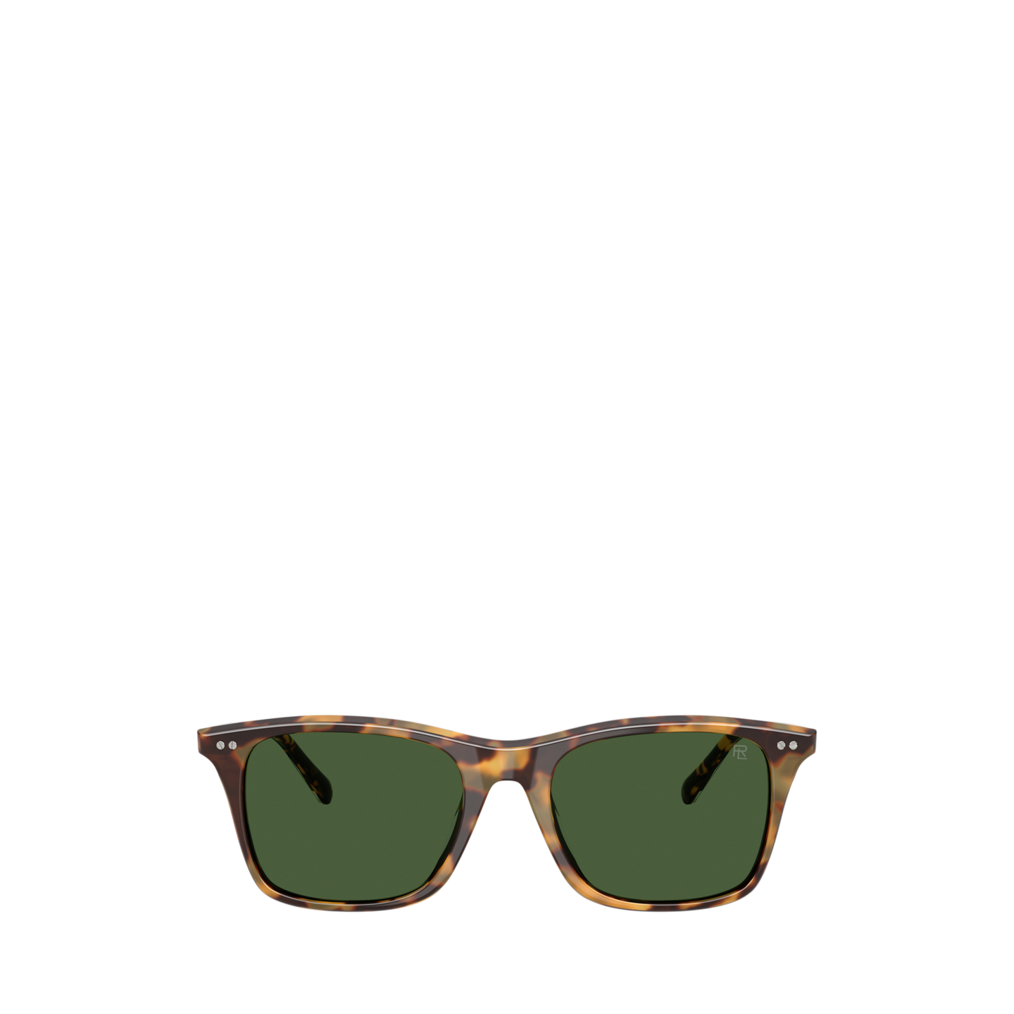 Мужские солнцезащитные очки Ralph Lauren Automotive Square Sunglasses, цвет: Светлый гавана — фото 1