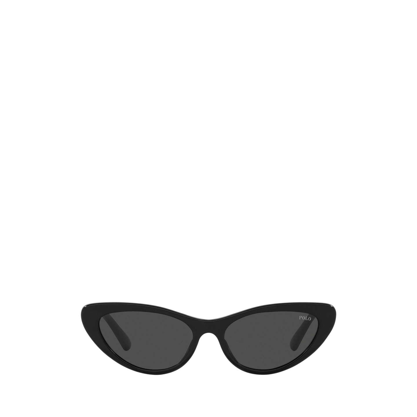 Женские солнцезащитные очки Ralph Lauren Polo Cat-Eye Sunglasses, цвет: Блестящий чёрный — фото 1