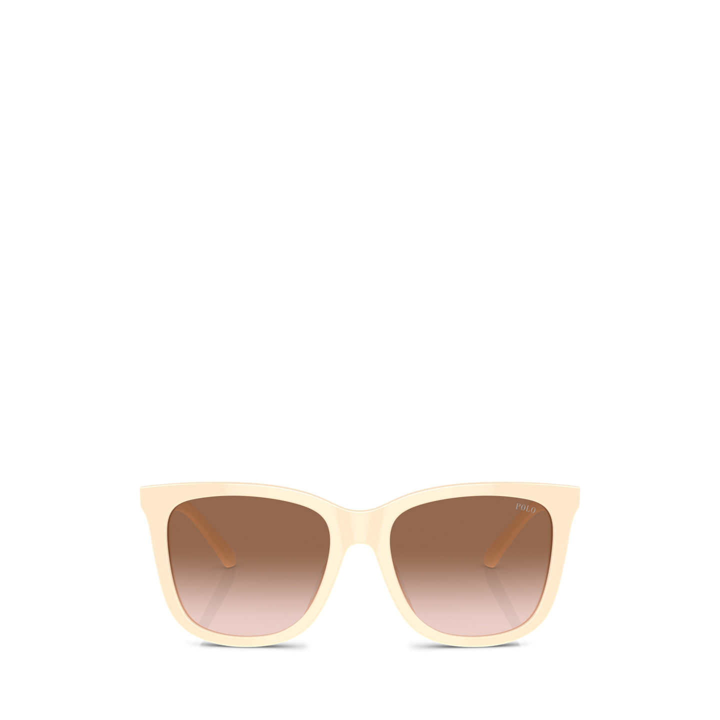Женские солнцезащитные очки Ralph Lauren Polo Square Sunglasses, цвет: Кремовый — фото 1