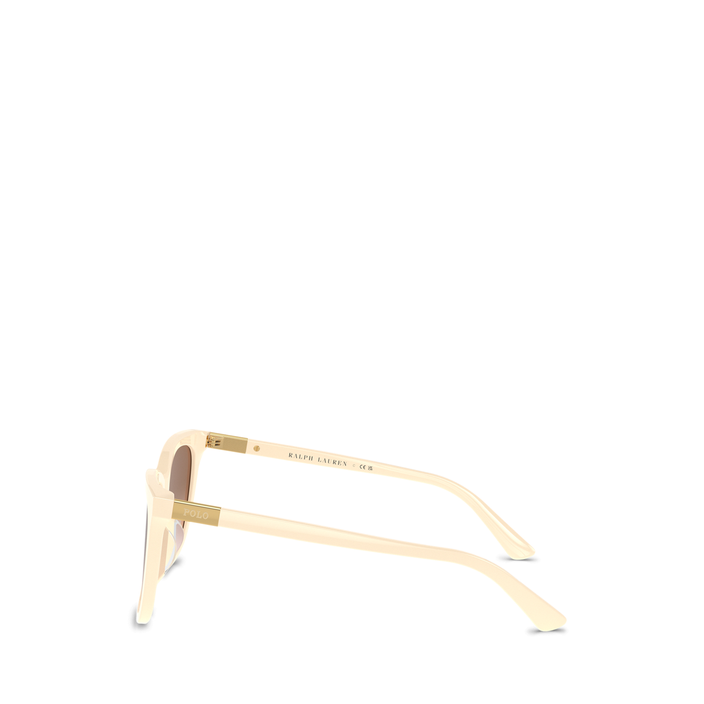 Женские солнцезащитные очки Ralph Lauren Polo Square Sunglasses, цвет: Кремовый — фото 2