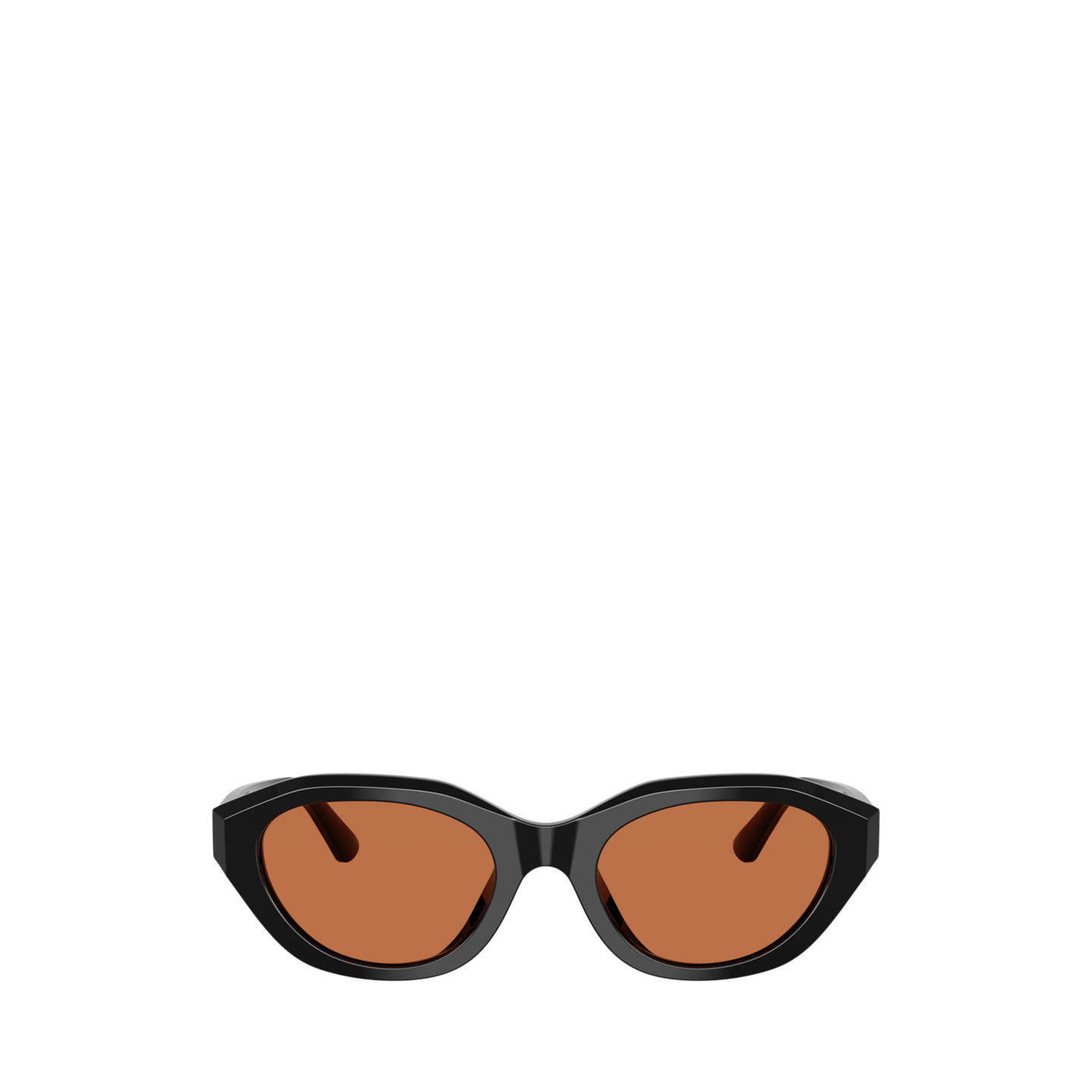 Женские солнцезащитные очки Ralph Lauren Polo Rectangle Cat-Eye Sunglasses, цвет: Блестящий чёрный — фото 1