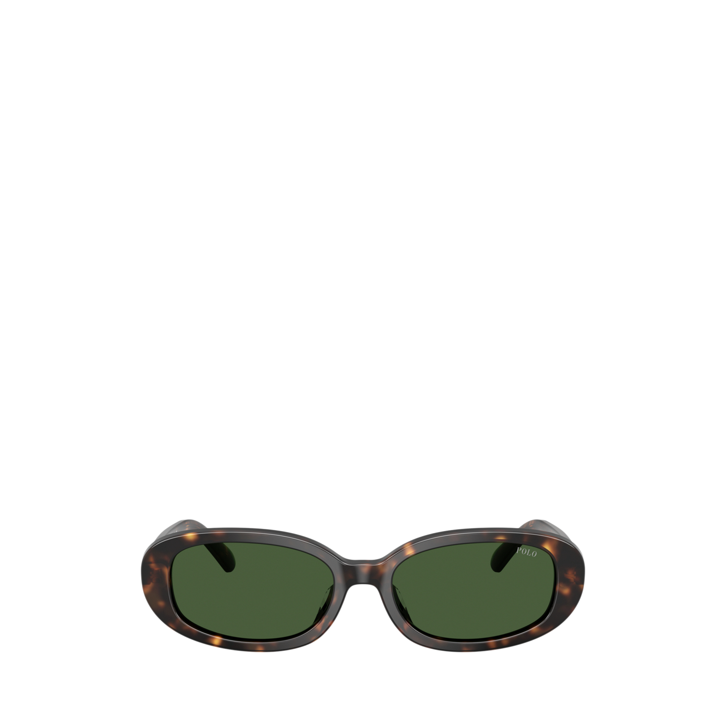 Женские солнцезащитные очки Ralph Lauren Polo Oval Sunglasses, цвет: Тёмный гавана — фото 1