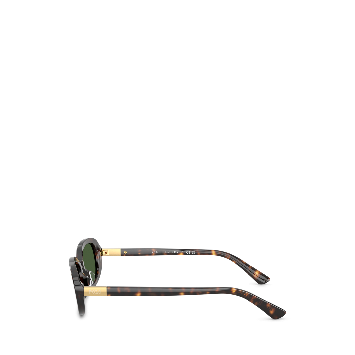Женские солнцезащитные очки Ralph Lauren Polo Oval Sunglasses, цвет: Тёмный гавана — фото 2