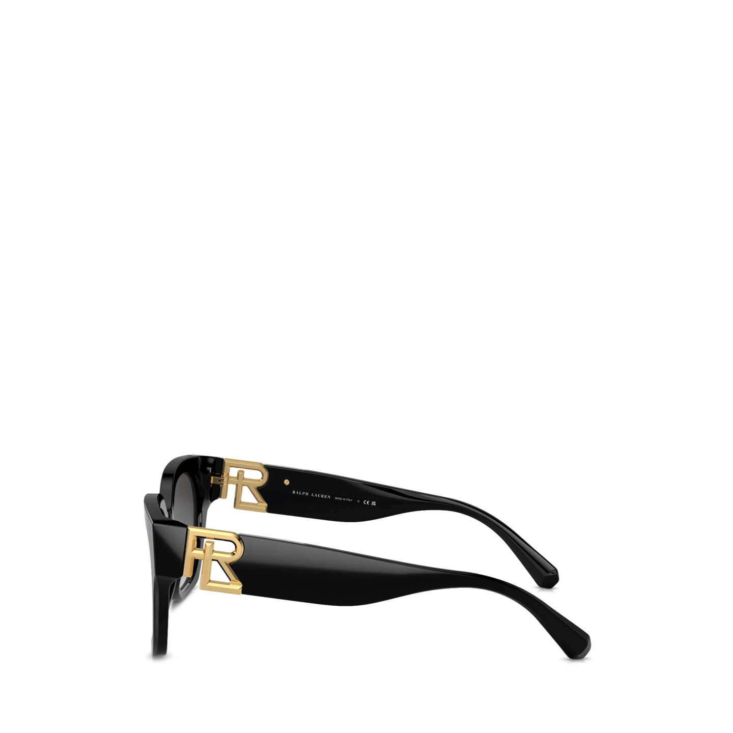Женские солнцезащитные очки Ralph Lauren RL Ricky Sunglasses, цвет: Чёрный — фото 2