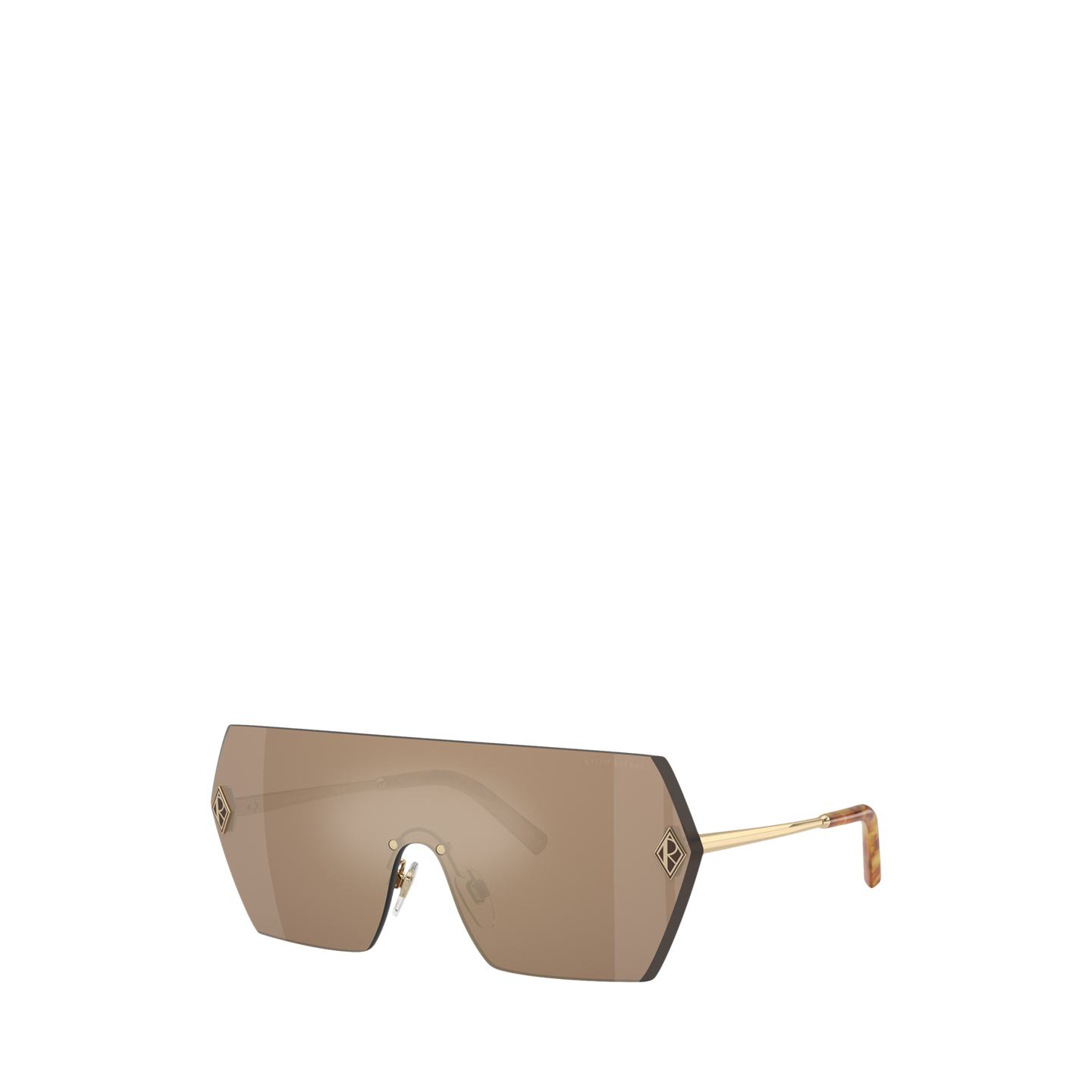Женские солнцезащитные очки Ralph Lauren Deco Ralph’s Club Harper Sunglasses, цвет: Коричневый золотой — фото 3