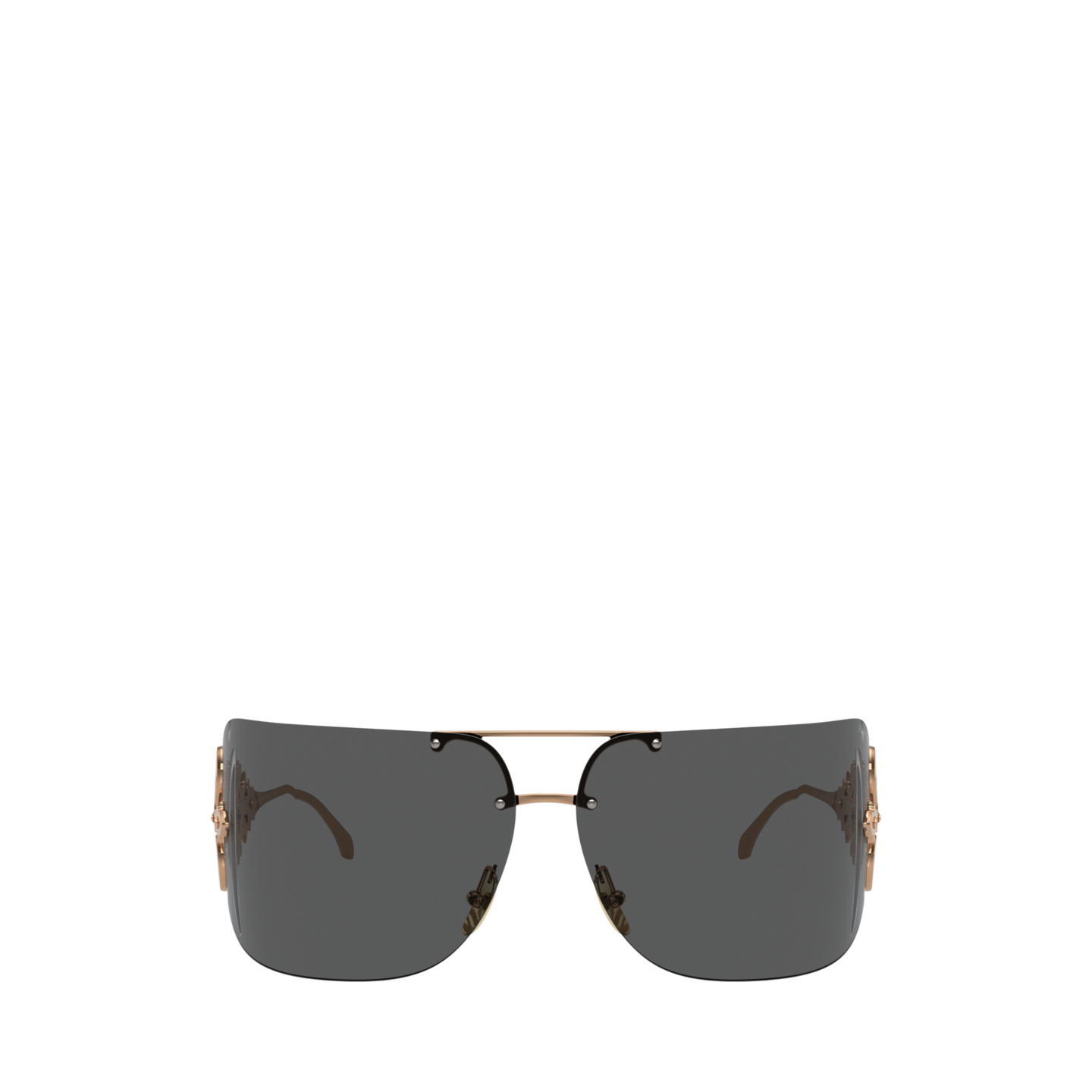 Женские солнцезащитные очки Ralph Lauren Mirrored Pilot Sunglasses, цвет: Тёмный серый — фото 1