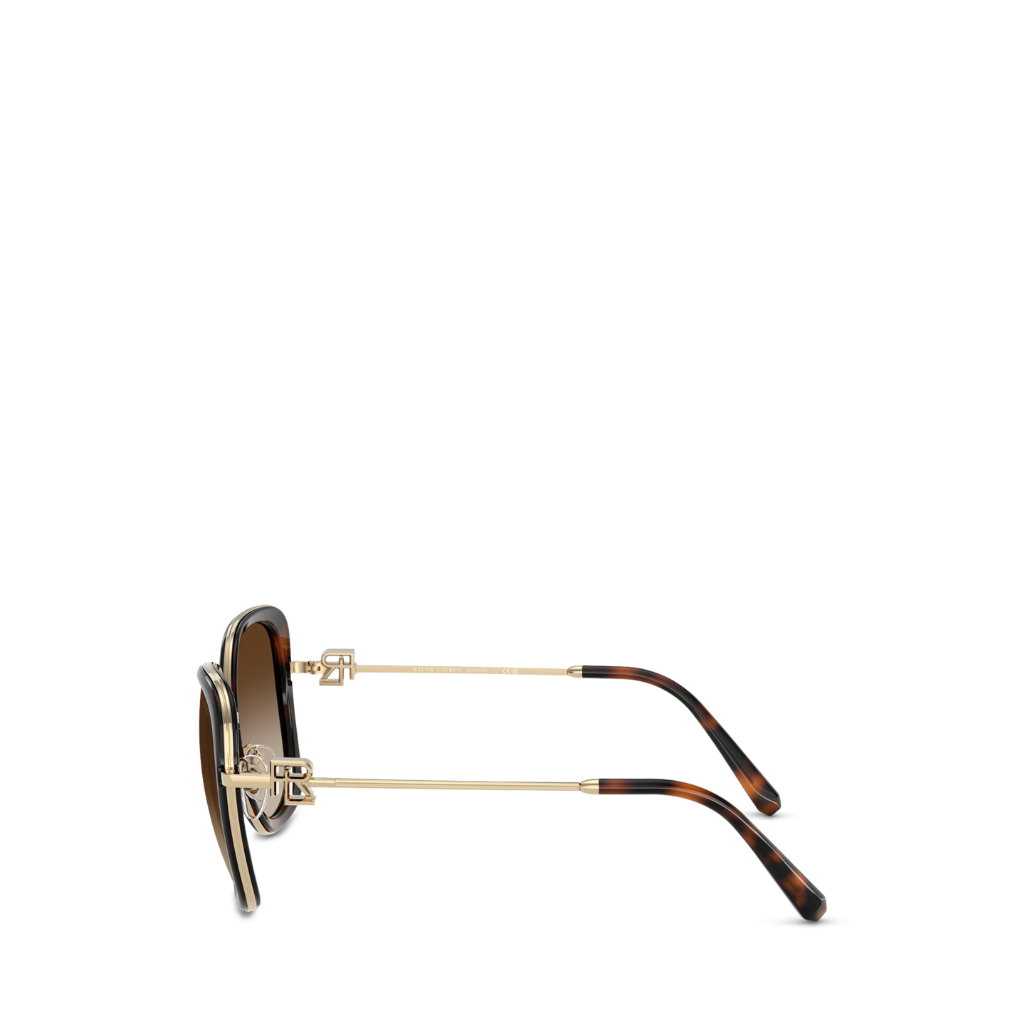 Женские солнцезащитные очки Ralph Lauren RL Square Sunglasses, цвет: Тёмный гавана — фото 2